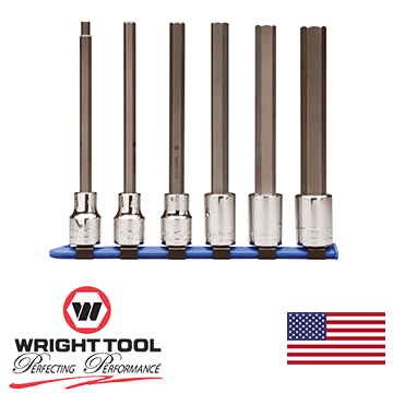 1/2″ Drive 6 Piece Metric Long Hex Socket Set (454WR) Online Sale
