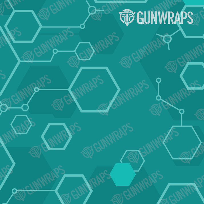 Universal Sheet Hex DNA Elite Tiffany Blue Gear Skin Vinyl Wrap Hot on Sale