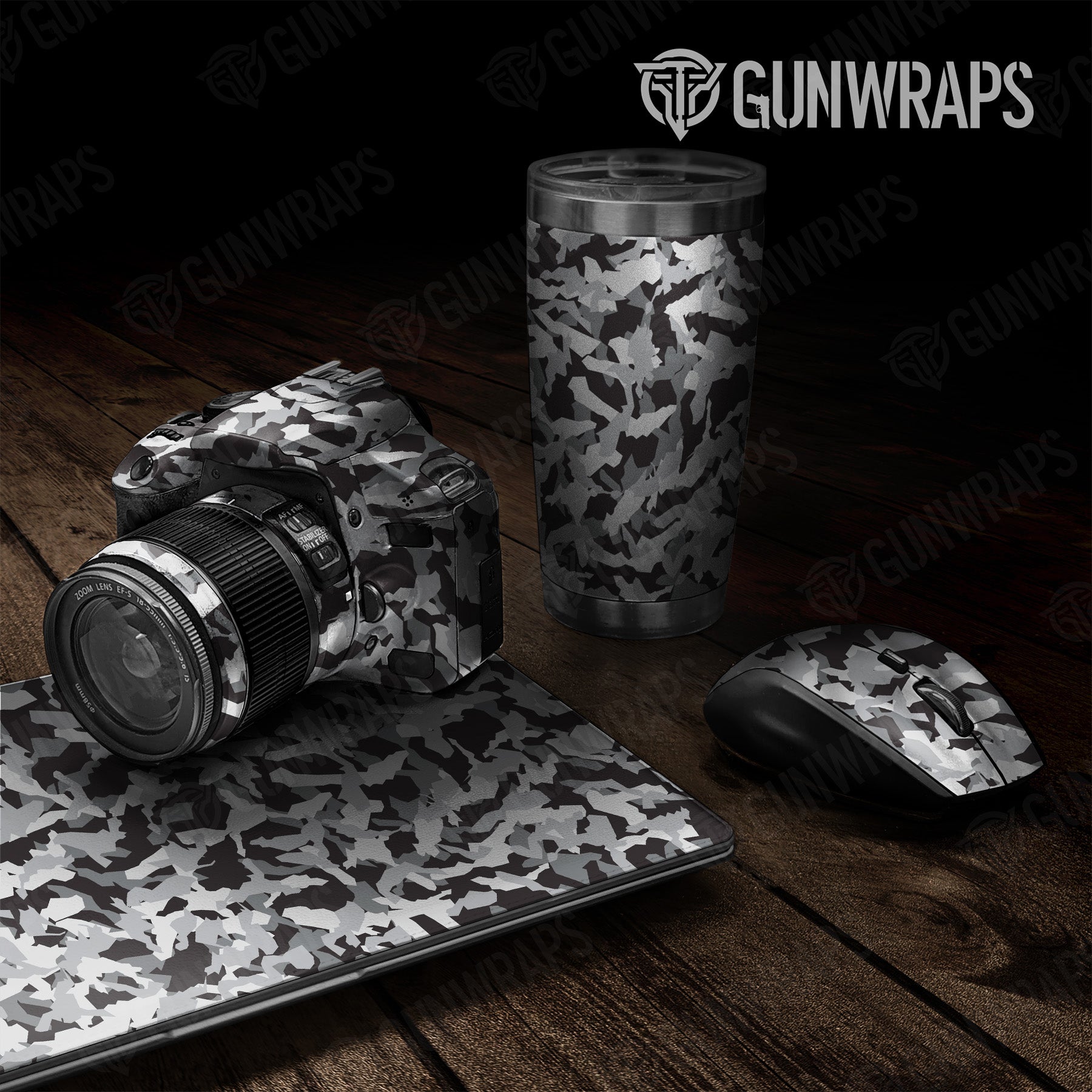 Universal Sheet Erratic Urban Night Camo Gear Skin Vinyl Wrap on Sale