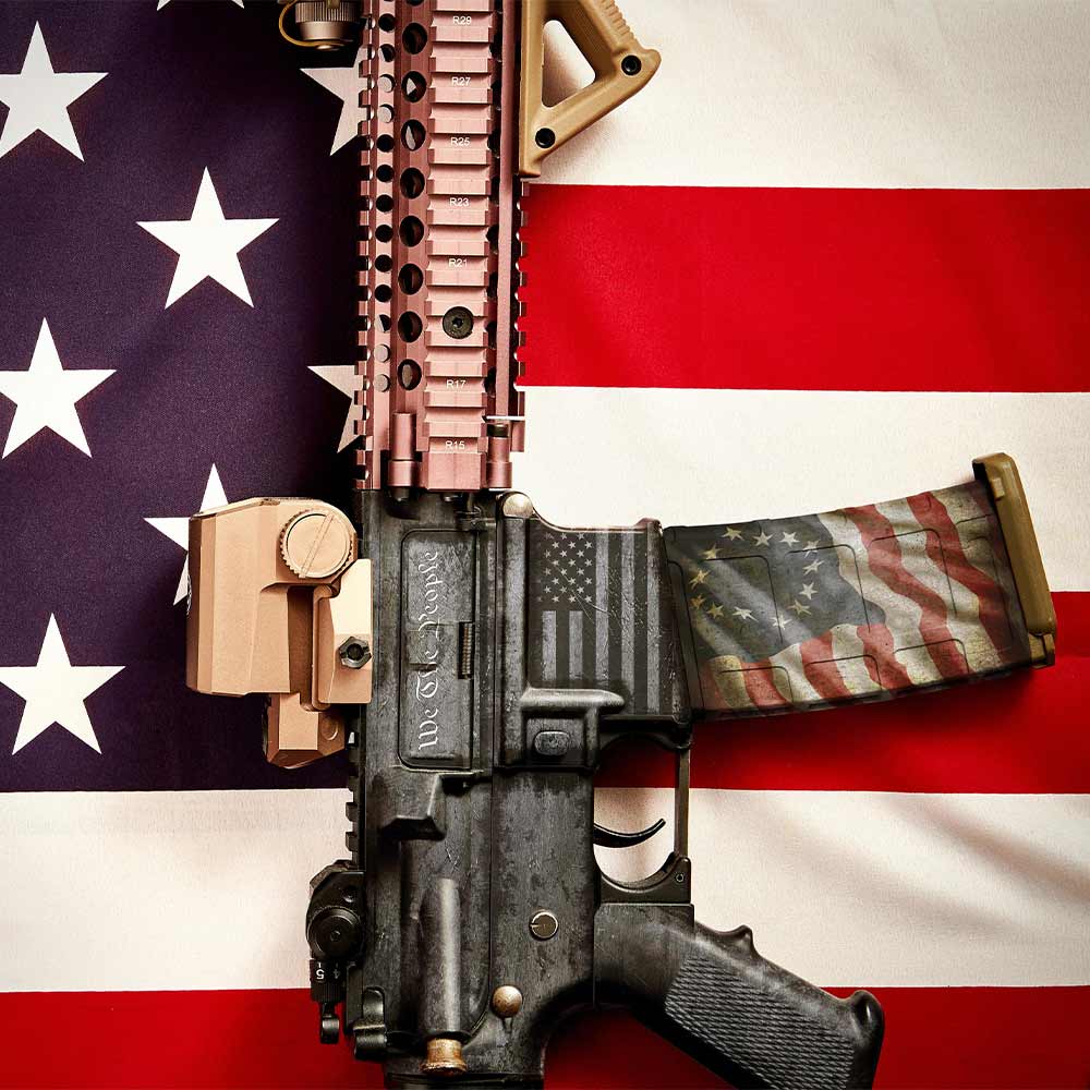AR-15 Mag Skin (Betsy Ross Flag)