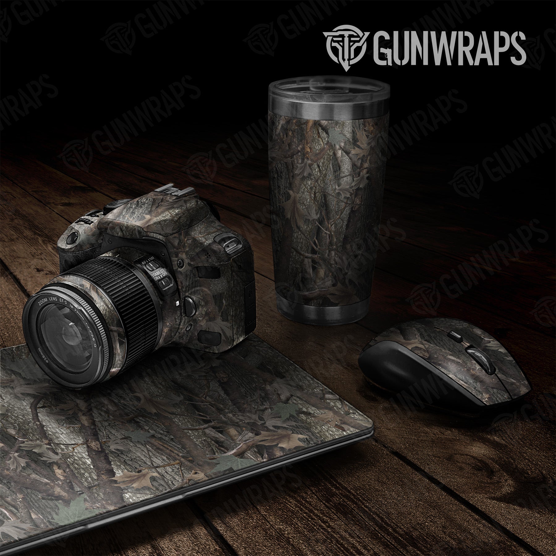 Universal Sheet Nature Mossy Woodland Camo Gear Skin Vinyl Wrap