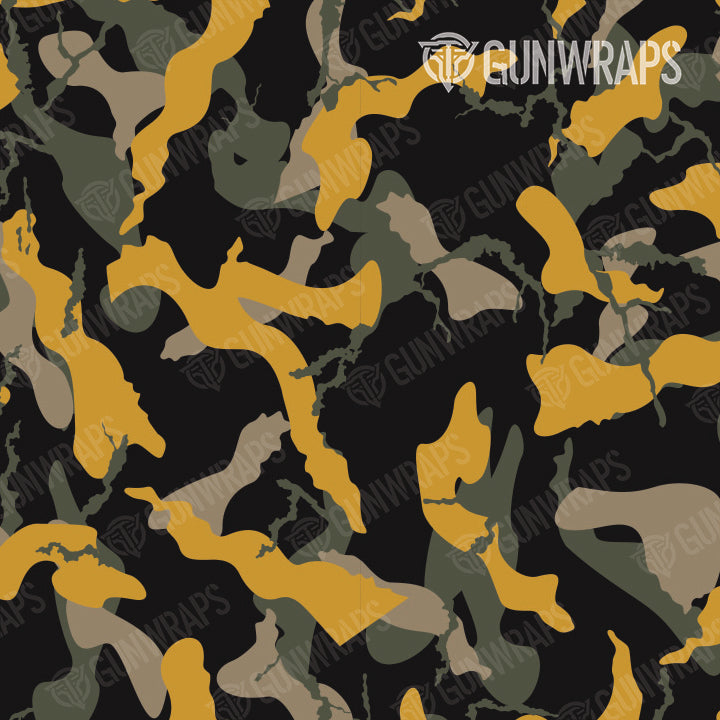 Universal Sheet Ragged Militant Yellow Camo Gear Skin Vinyl Wrap Online Hot Sale