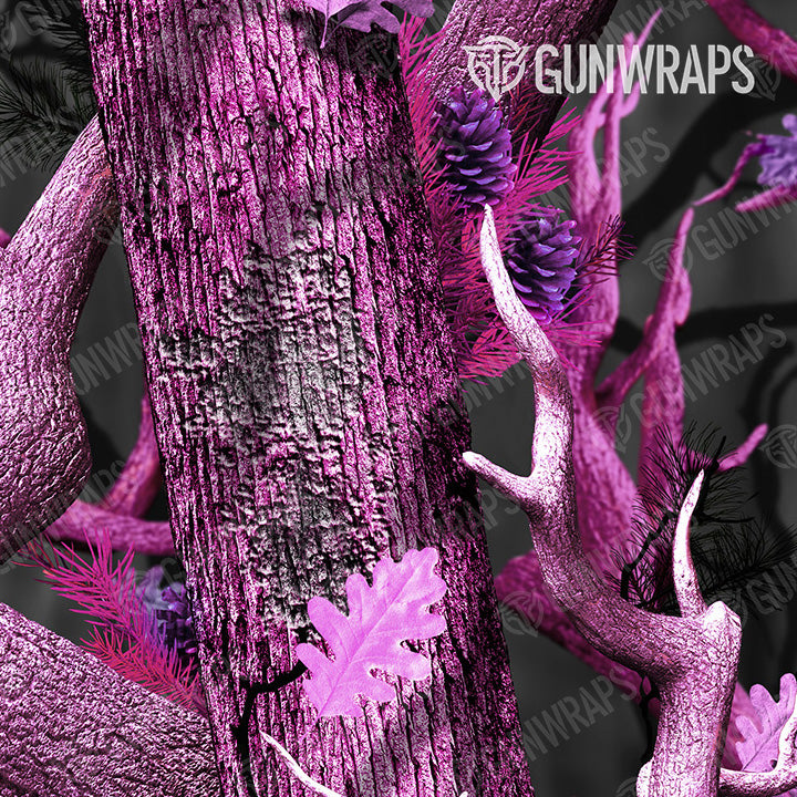 Universal Sheet Nature Pink Lifeless Woods Camo Gear Skin Vinyl Wrap