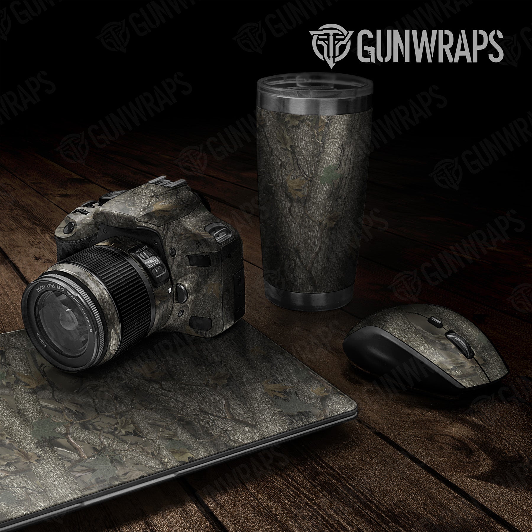 Universal Sheet Nature Forest Camo Gear Skin Vinyl Wrap