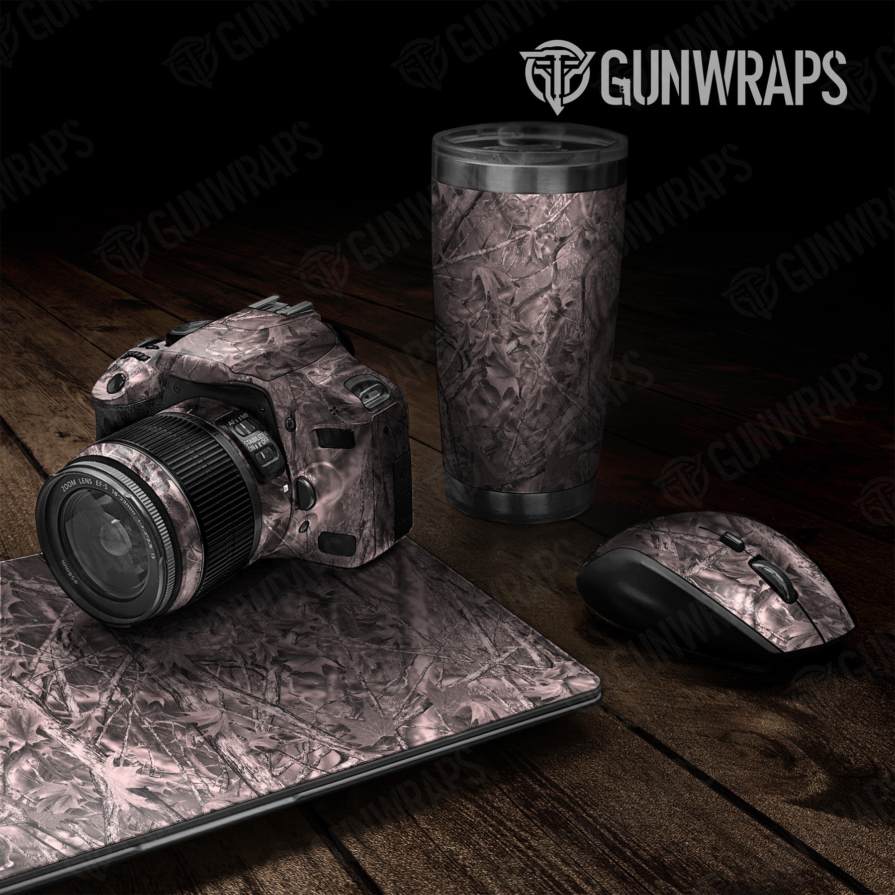 Universal Sheet Nature Vintage Woodland Camo Gear Skin Vinyl Wrap