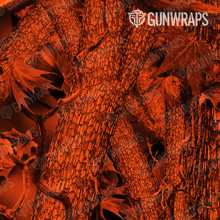 Universal Sheet Nature Orange Forest Camo Gear Skin Vinyl Wrap