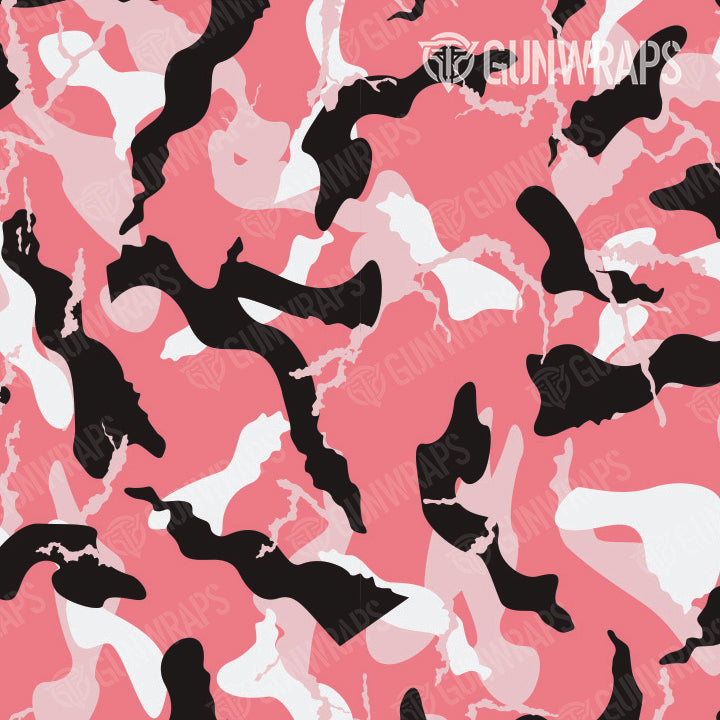 Universal Sheet Ragged Pink Camo Gear Skin Vinyl Wrap