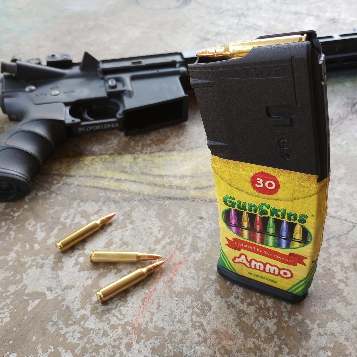 AR-15 Mag Skin (Crayon Box)