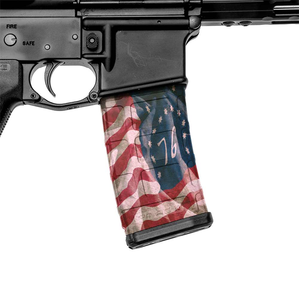 AR-15 Mag Skin (Bennington Flag)