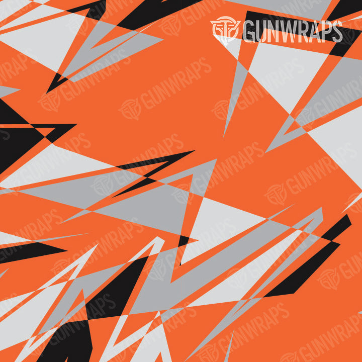 Universal Sheet Sharp Orange Tiger Camo Gear Skin Vinyl Wrap