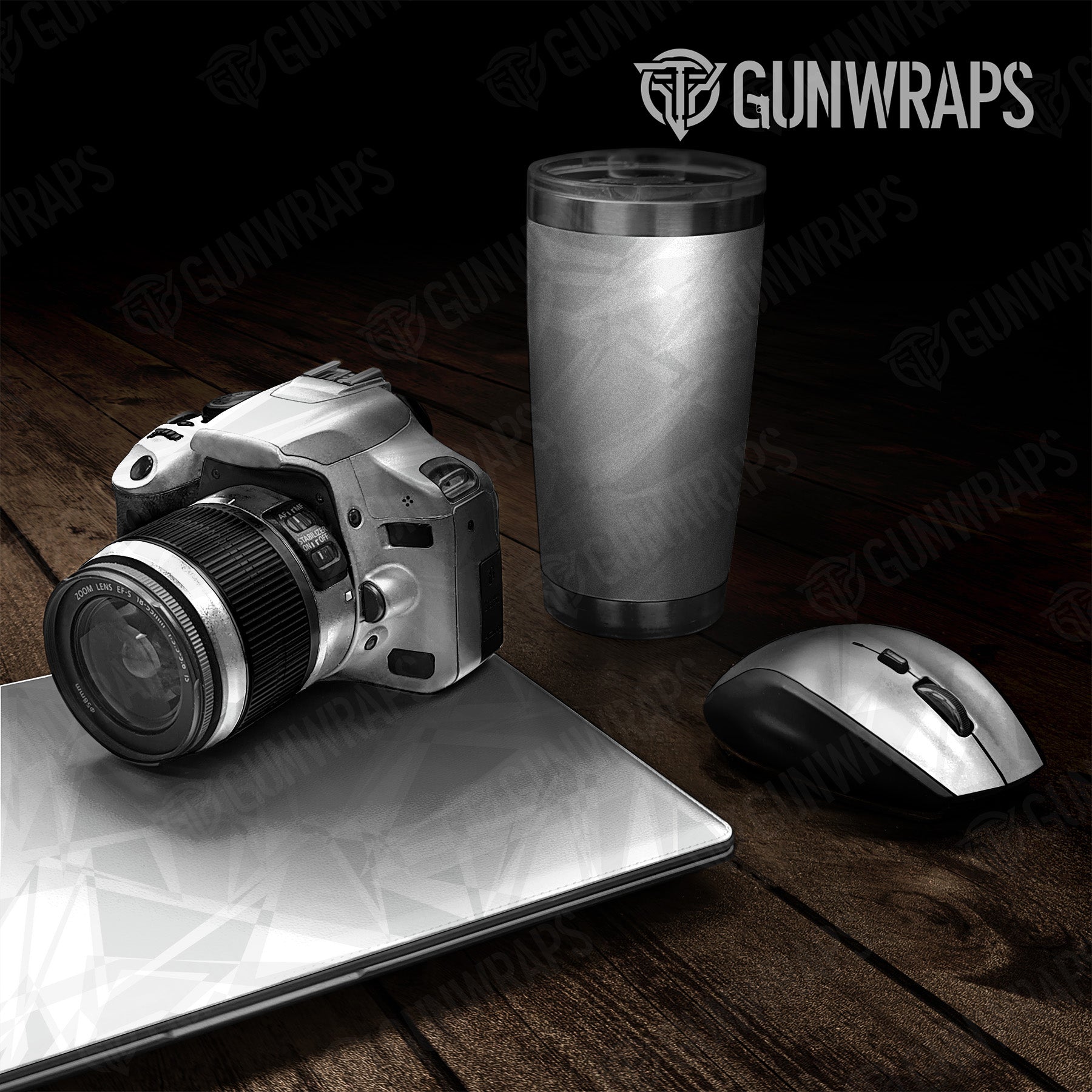 Universal Sheet Sharp Elite White Camo Gear Skin Vinyl Wrap Hot on Sale