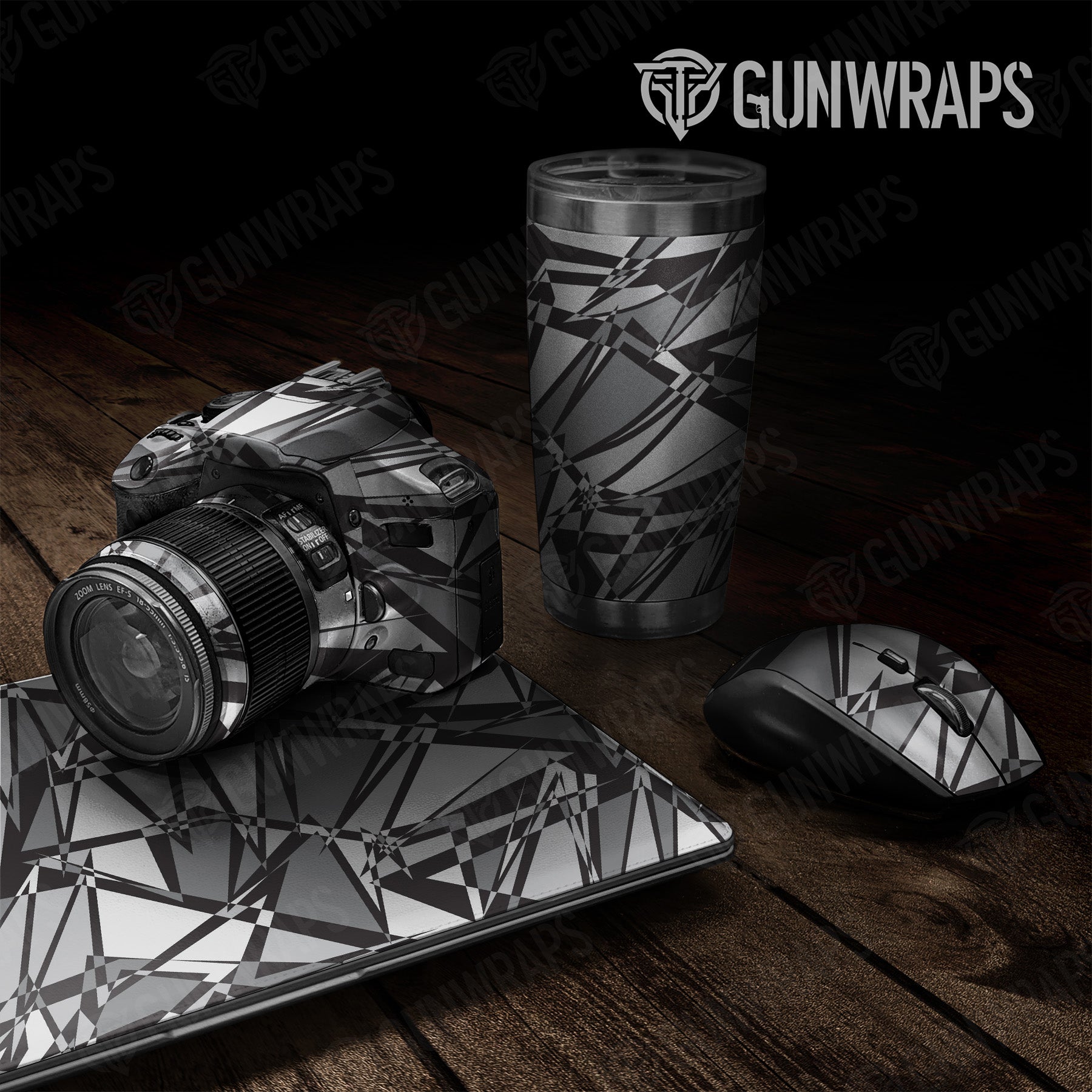 Universal Sheet Sharp Urban Night Camo Gear Skin Vinyl Wrap Discount