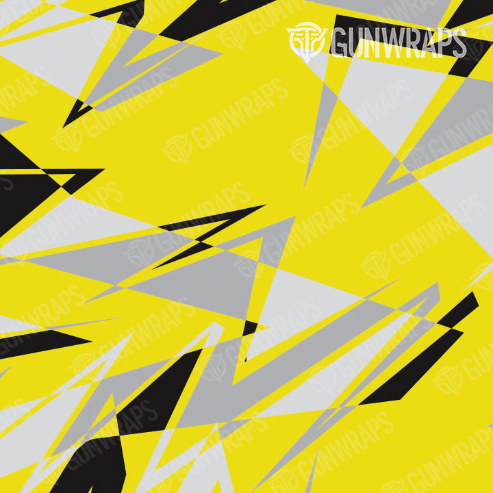 Universal Sheet Sharp Yellow Tiger Camo Gear Skin Vinyl Wrap