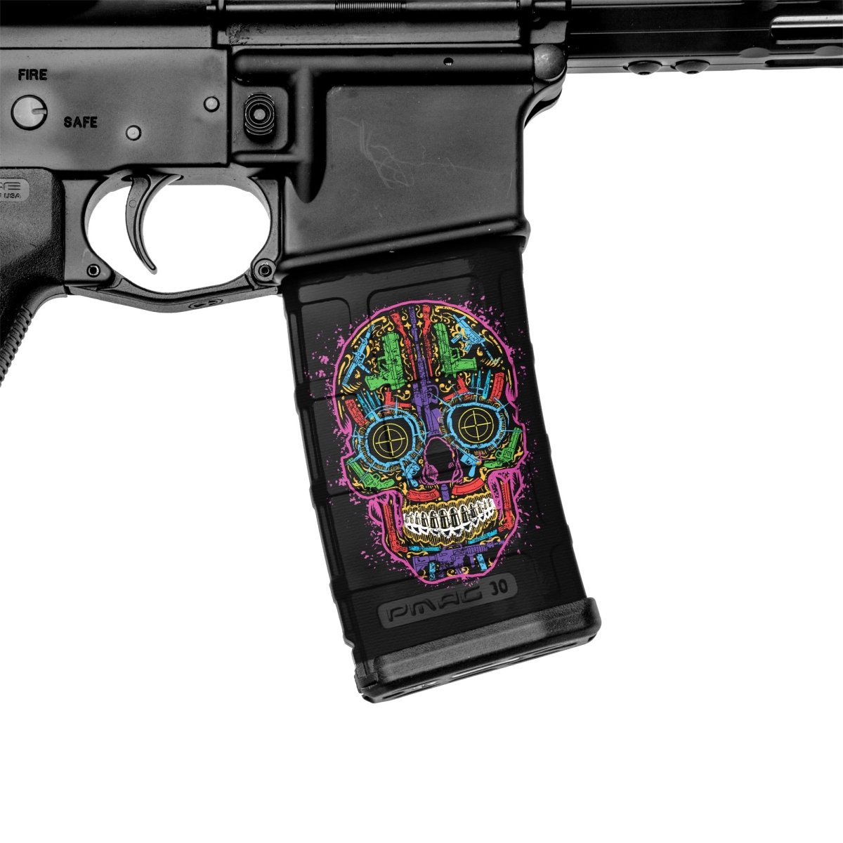 AR-15 Mag Skin (Sugar Skull)
