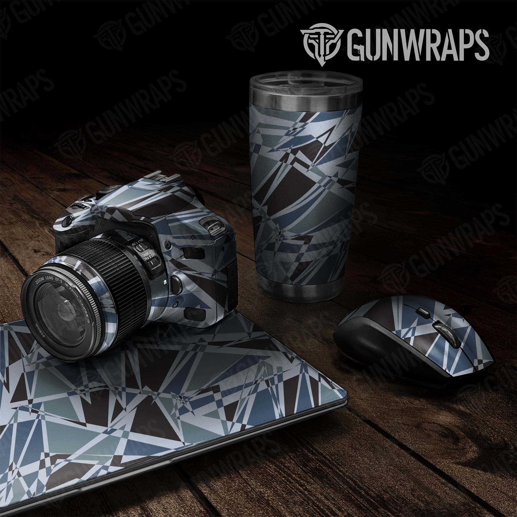 Universal Sheet Sharp Navy Camo Gear Skin Vinyl Wrap on Sale