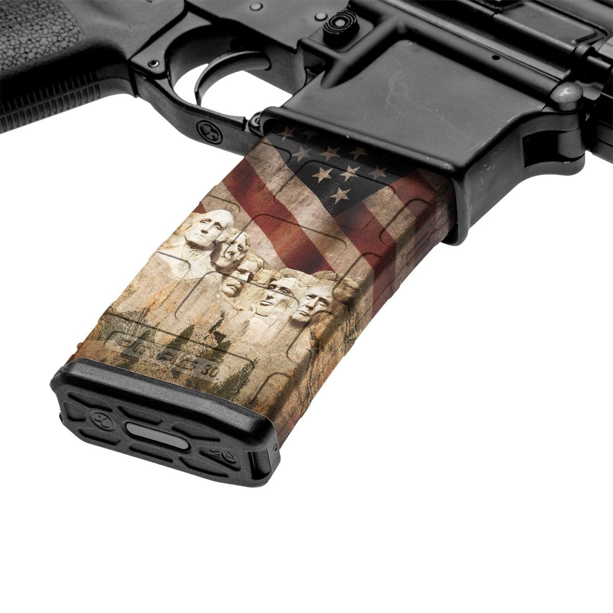 AR-15 Mag Skin (Let Freedom Reign – Trump on Mt. Rushmore)