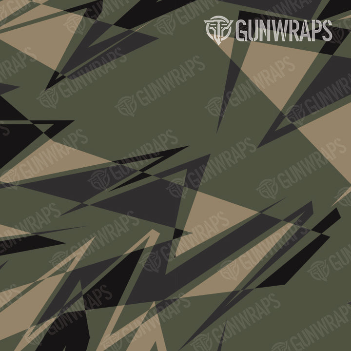 Universal Sheet Sharp Militant Charcoal Camo Gear Skin Vinyl Wrap