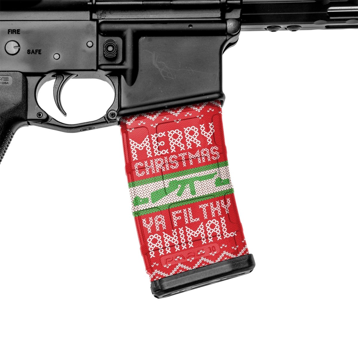 AR-15 Mag Skin (Ugly Christmas Sweater) Supply