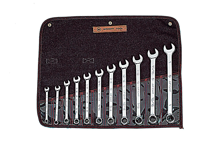 11 Piece Full Polish Combination Wrench Set 3/8″ – 1″ 12 Point (911WR)