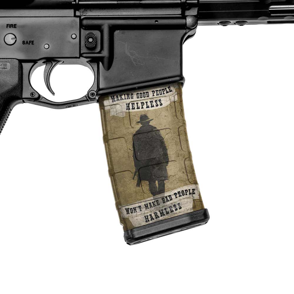 AR-15 Mag Skin (Helpless Not Harmless)