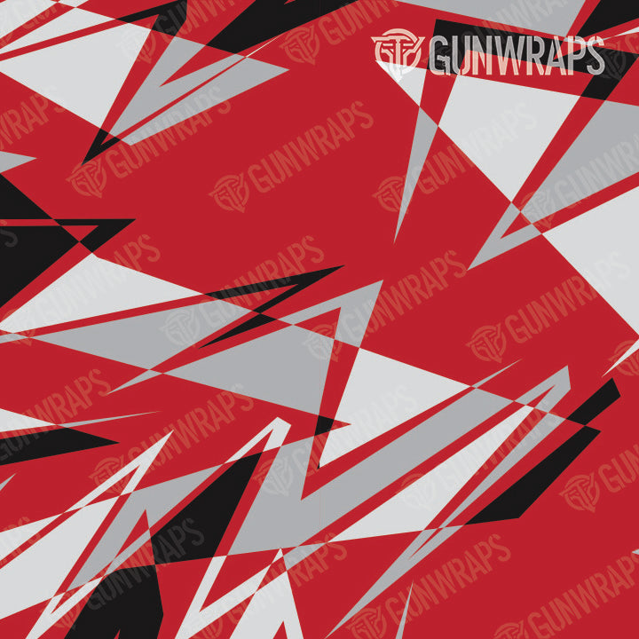 Universal Sheet Sharp Red Tiger Camo Gear Skin Vinyl Wrap