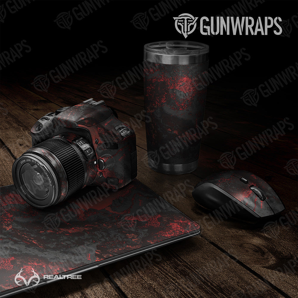 Universal Sheet Realtree XTREME Lava Camo Gear Skin Vinyl Wrap