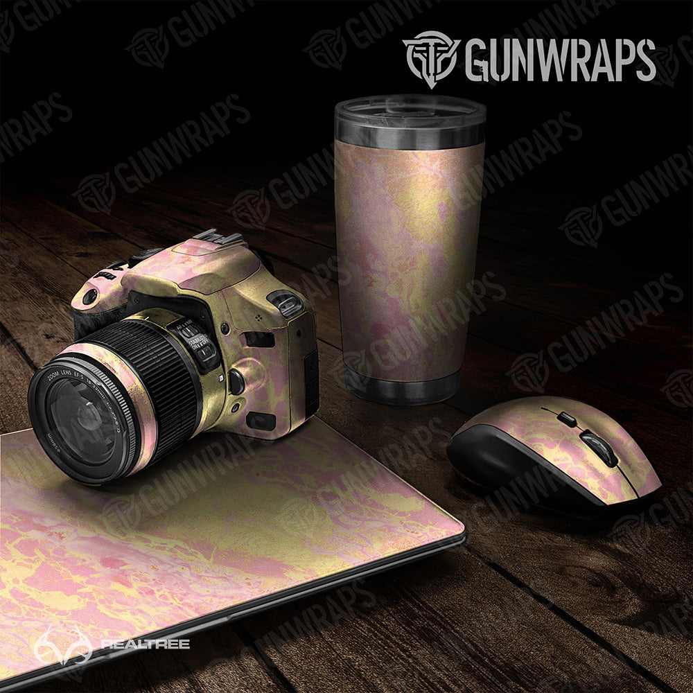 Universal Sheet Realtree WAV3 Strawberry Lemonade Camo Gear Skin Vinyl Wrap Online Hot Sale