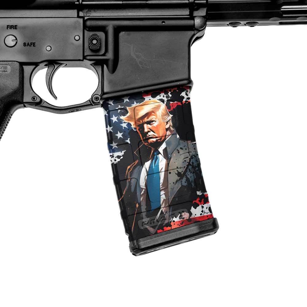 AR-15 Mag Skin (President Trump)