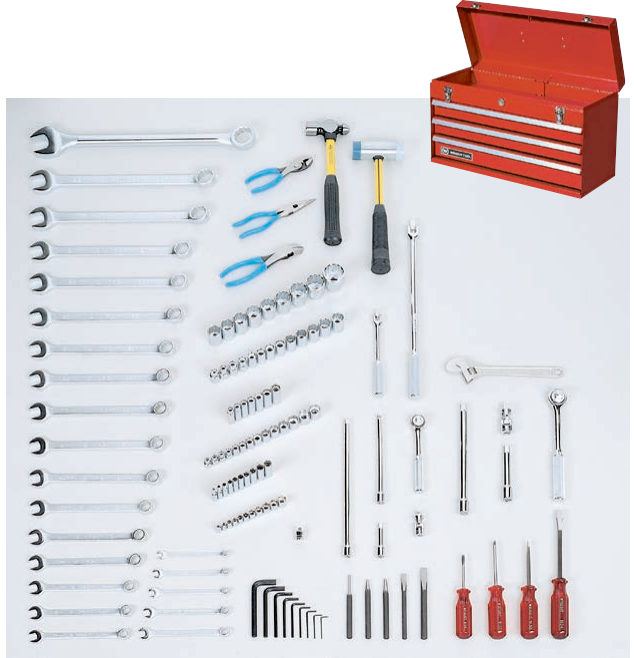 122 Piece Service Metric Set (Tools Only) (195WR)