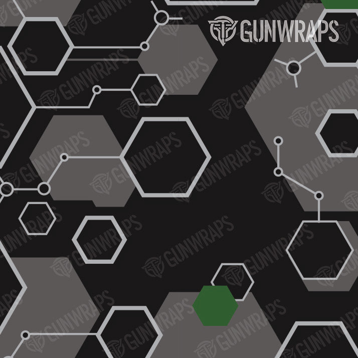 AK 47 Hex DNA Green Gun Skin Vinyl Wrap
