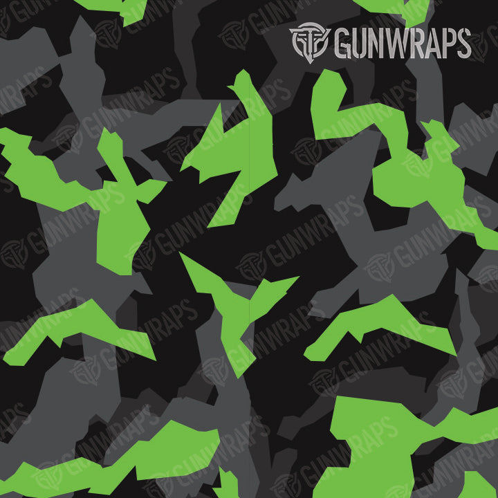 AK 47 Erratic Metro Green Camo Gun Skin Vinyl Wrap