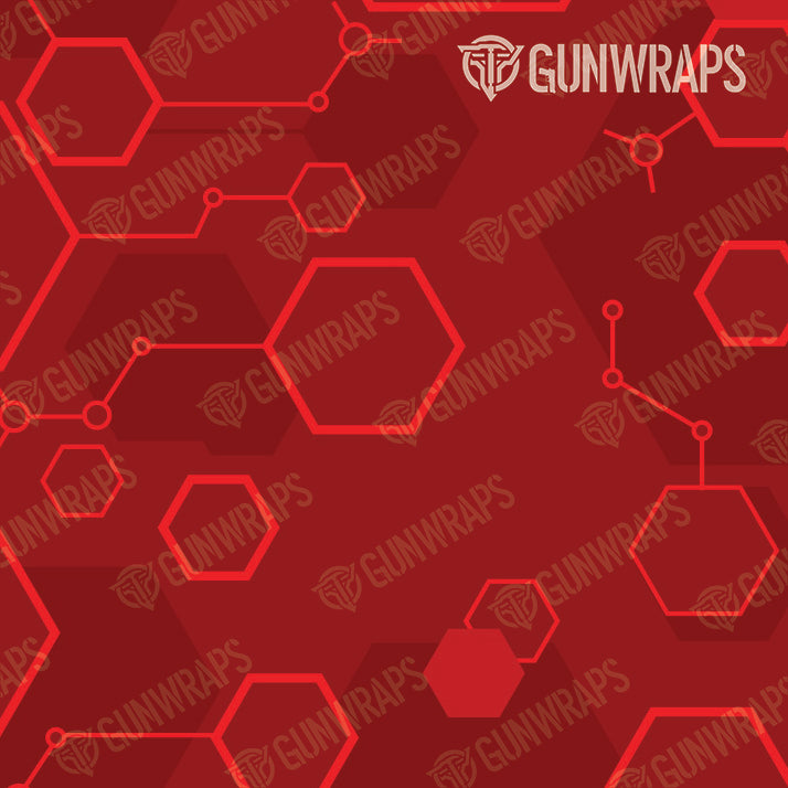 AK 47 Hex DNA Elite Red Gun Skin Vinyl Wrap