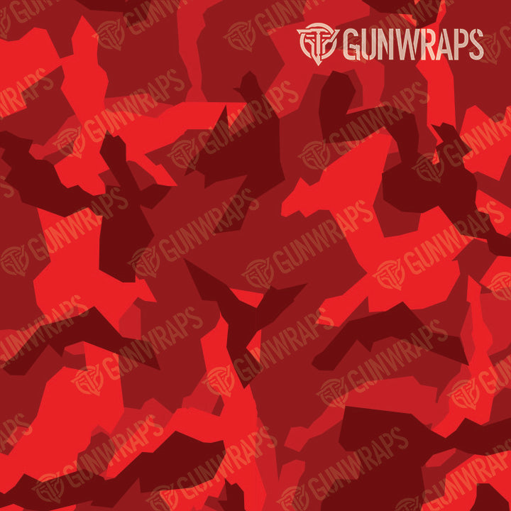 AK 47 Erratic Elite Red Camo Gun Skin Vinyl Wrap Online Sale