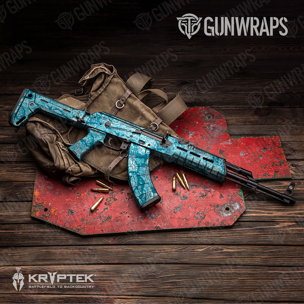 AK 47 Kryptek Obskura Shallows Camo Gun Skin Vinyl Wrap Sale