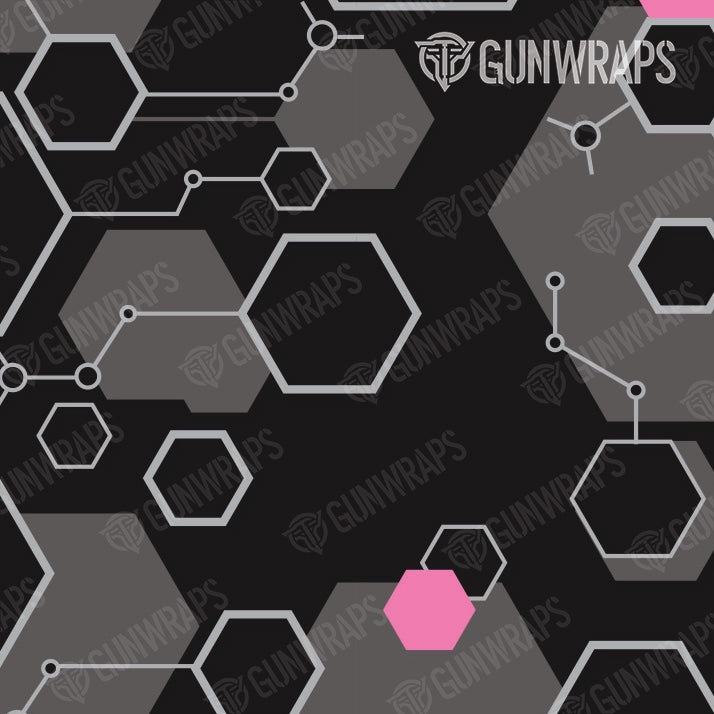 AK 47 Hex DNA Pink Gun Skin Vinyl Wrap