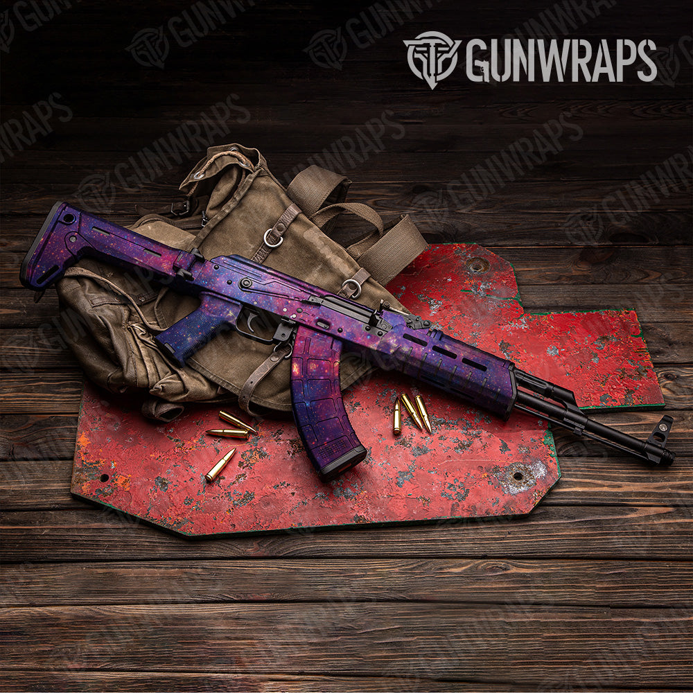 AK 47 Galaxy Fire Gun Skin Vinyl Wrap
