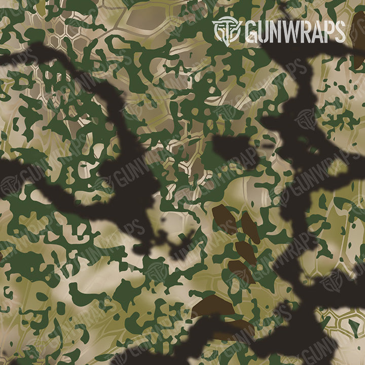 AK 47 Kryptek Obskura Transitional Brown Camo Gun Skin Vinyl Wrap