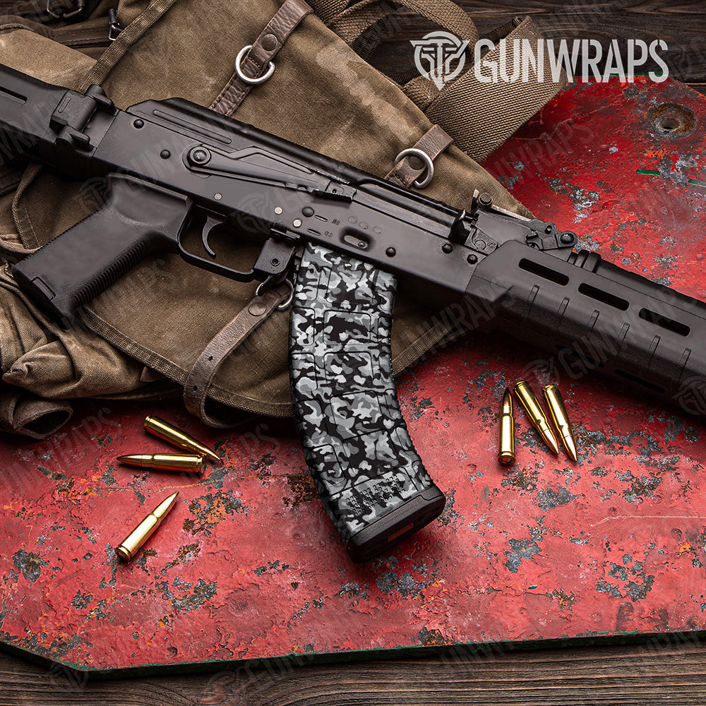 AK 47 Mag Classic Urban Night Camo Gun Skin Vinyl Wrap