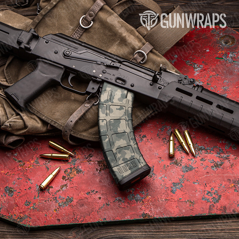AK 47 Mag Cumulus Army Camo Gun Skin Vinyl Wrap