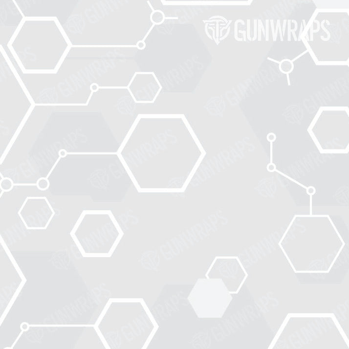 AK 47 Mag Hex DNA Elite White Gun Skin Vinyl Wrap