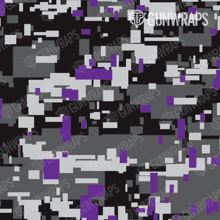 AK 47 Mag Digital Urban Purple Camo Gun Skin Vinyl Wrap