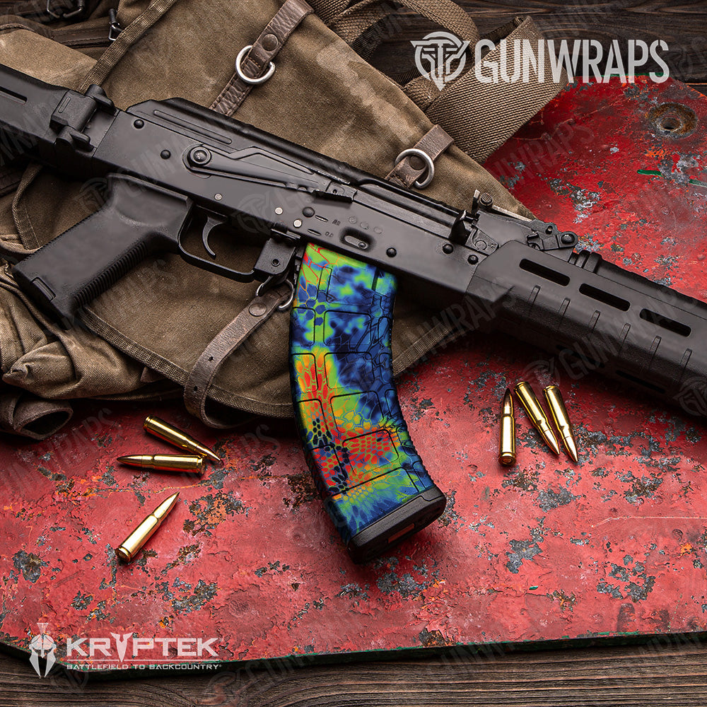 AK 47 Mag Kryptek Thermal Camo Gun Skin Vinyl Wrap