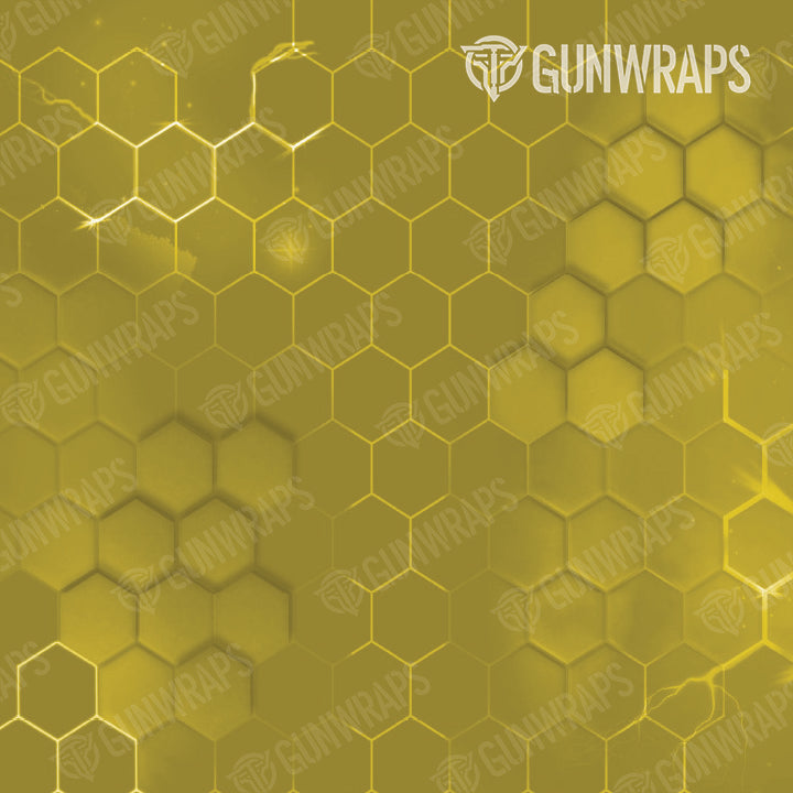 AK 47 Mag Hex Electric Yellow Gun Skin Vinyl Wrap Online Hot Sale