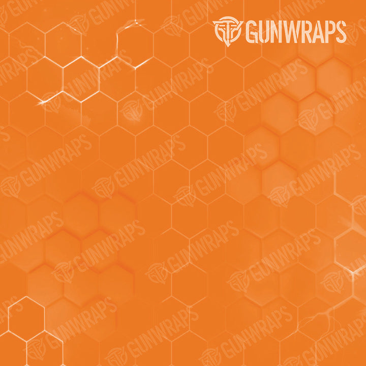 AK 47 Mag Hex Electric Orange Gun Skin Vinyl Wrap