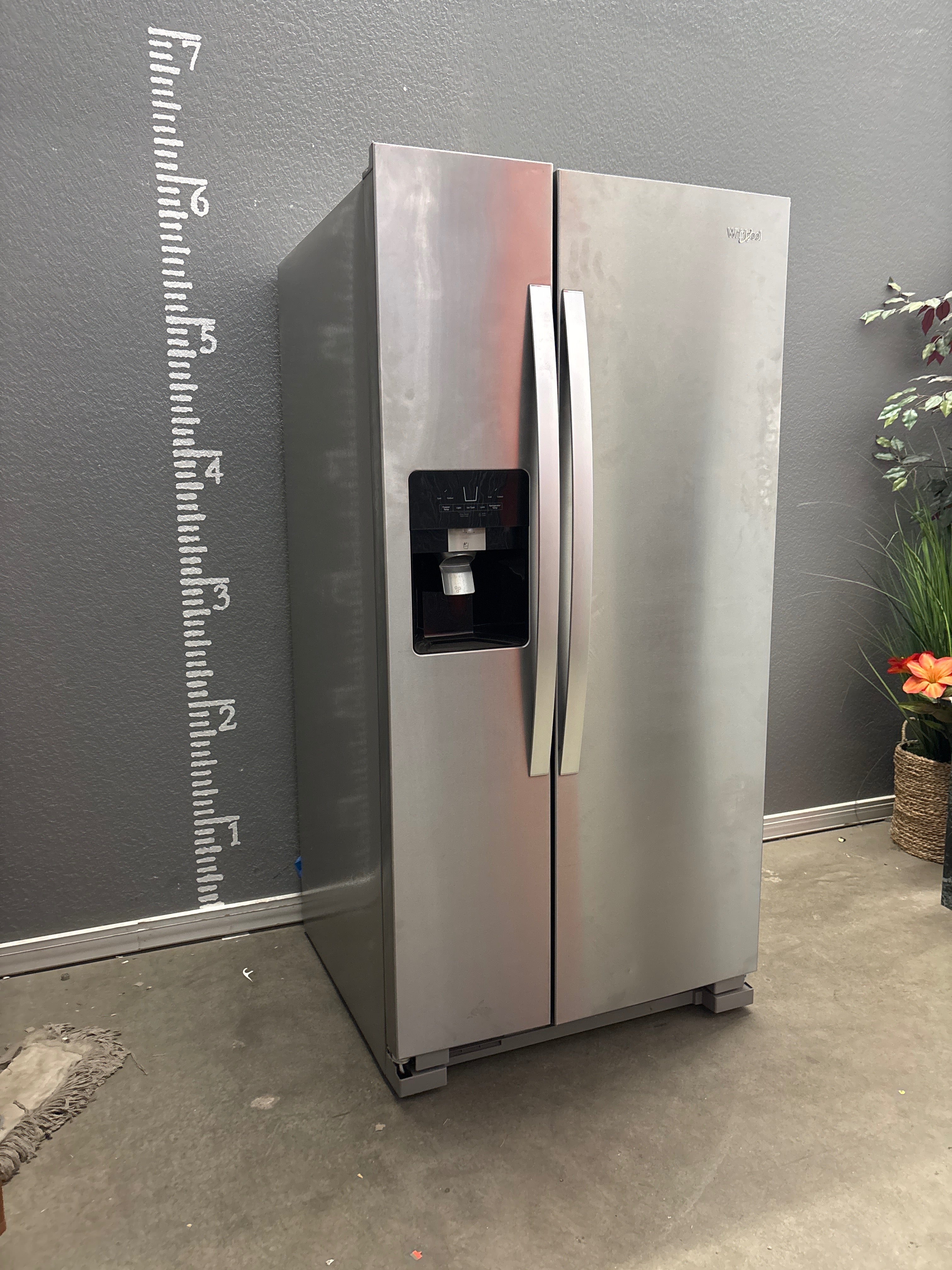 51929 Stainless Steel Side-by-Side Refrigerator