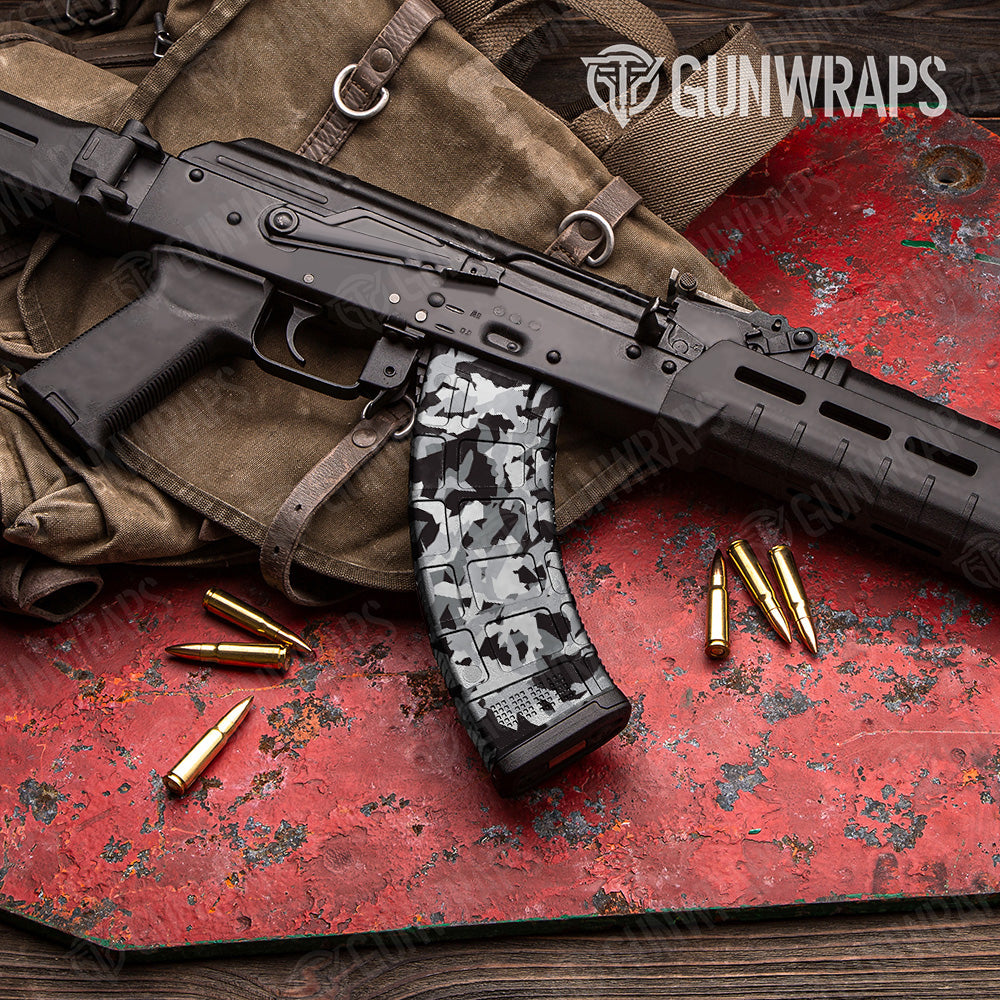 AK 47 Mag Erratic Urban Night Camo Gun Skin Vinyl Wrap