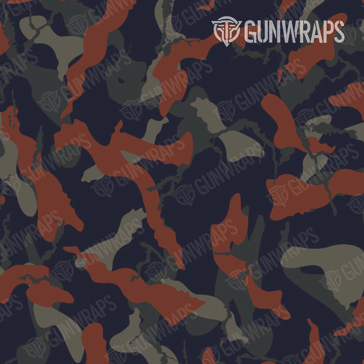 AK 47 Mag Ragged Blue Copper Camo Gun Skin Vinyl Wrap