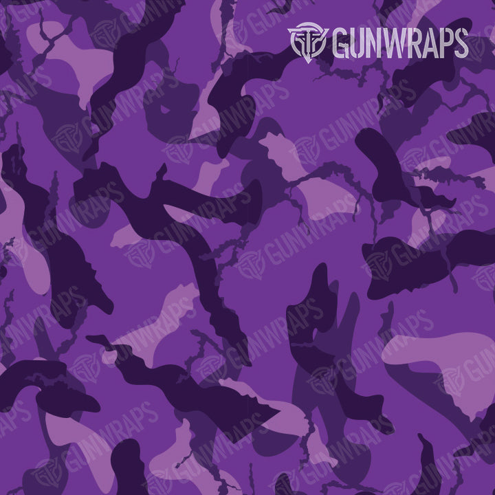 AK 47 Mag Ragged Elite Purple Camo Gun Skin Vinyl Wrap