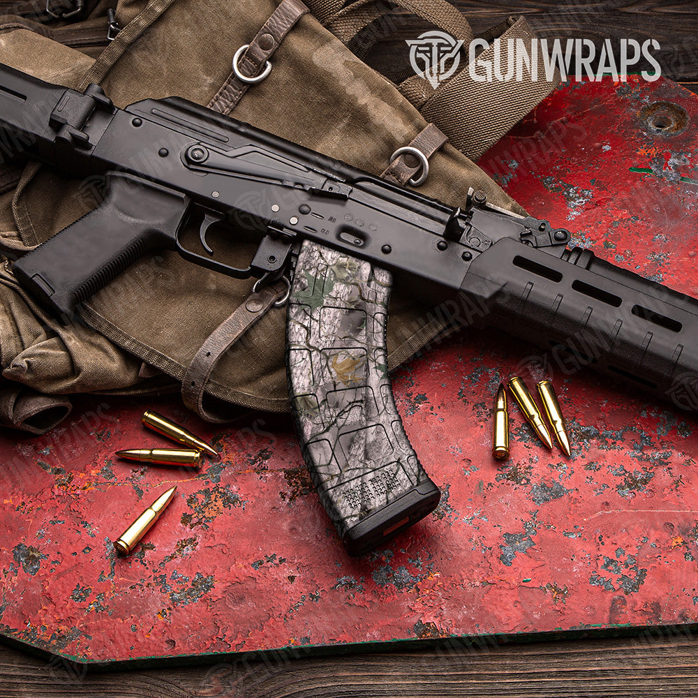 AK 47 Mag Nature Pink Forest Camo Gun Skin Vinyl Wrap