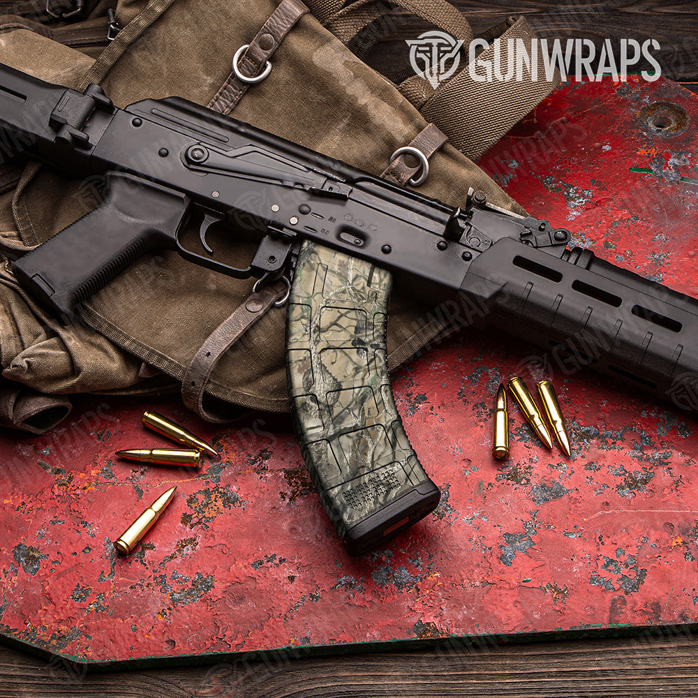AK 47 Mag Nature Voodoo Camo Gun Skin Vinyl Wrap Fashion
